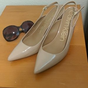 Calvin klein slingback shoes Clearance